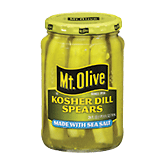 Mt. Olive  kosher dill spears made with sea salt Full-Size Picture